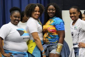 Students from the Bahamas