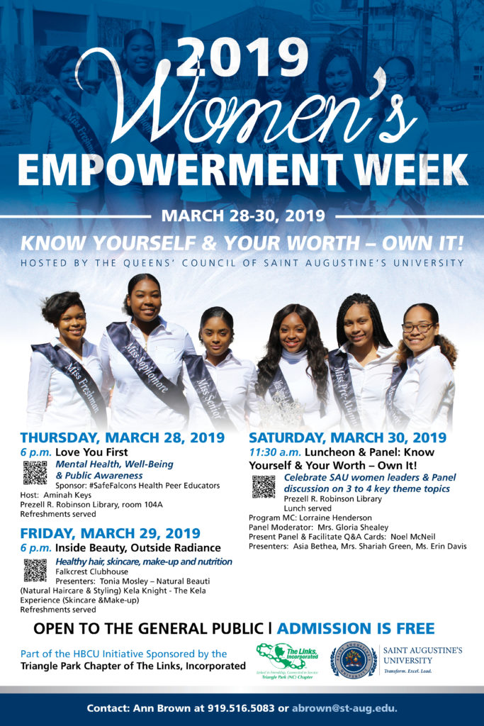 Women's Empowerment Week Saint Augustine's University