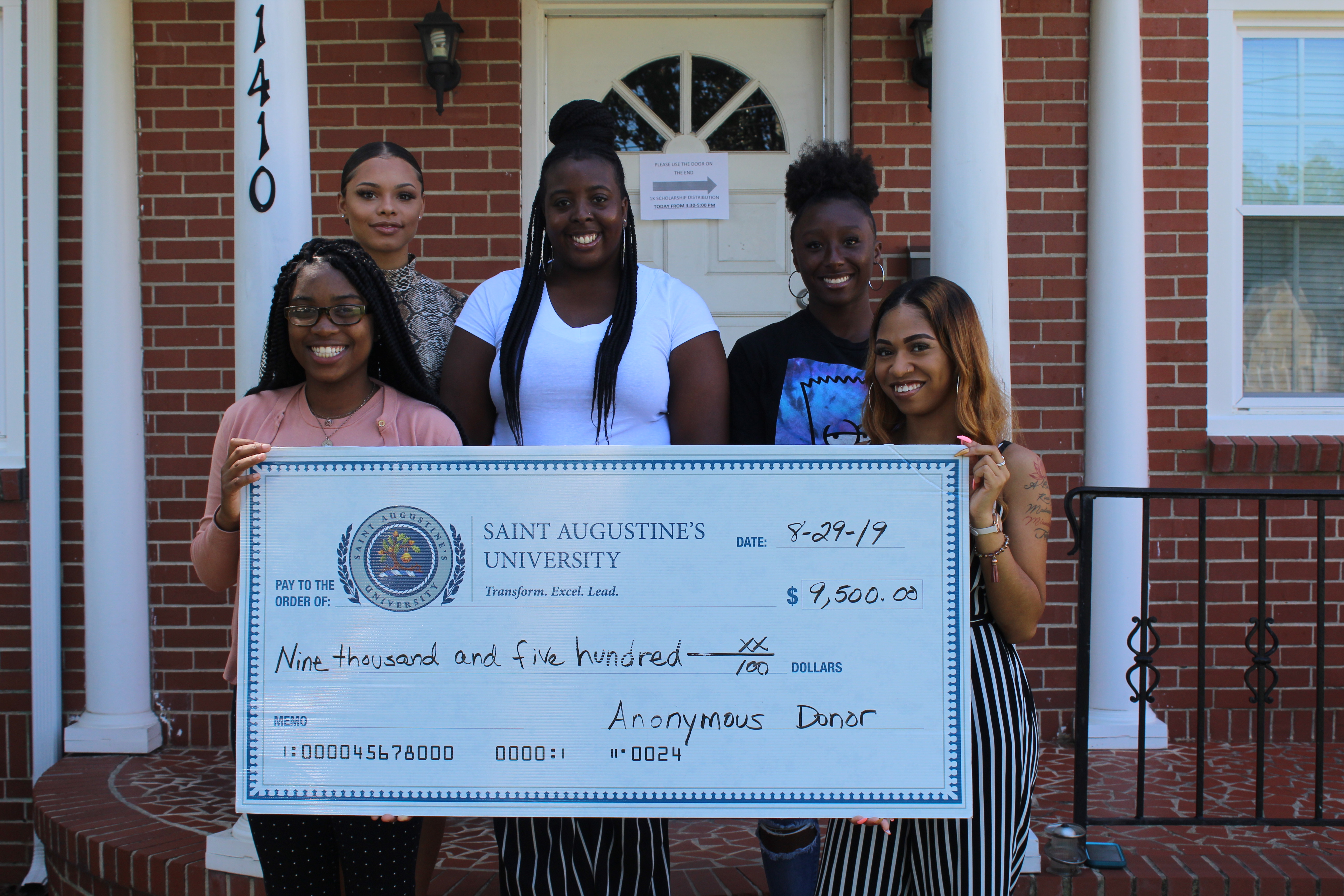 Scholarship For 5 Students - Saint Augustine's University