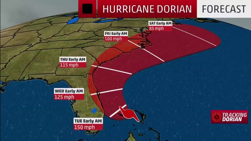 Hurricane Dorian Tracker