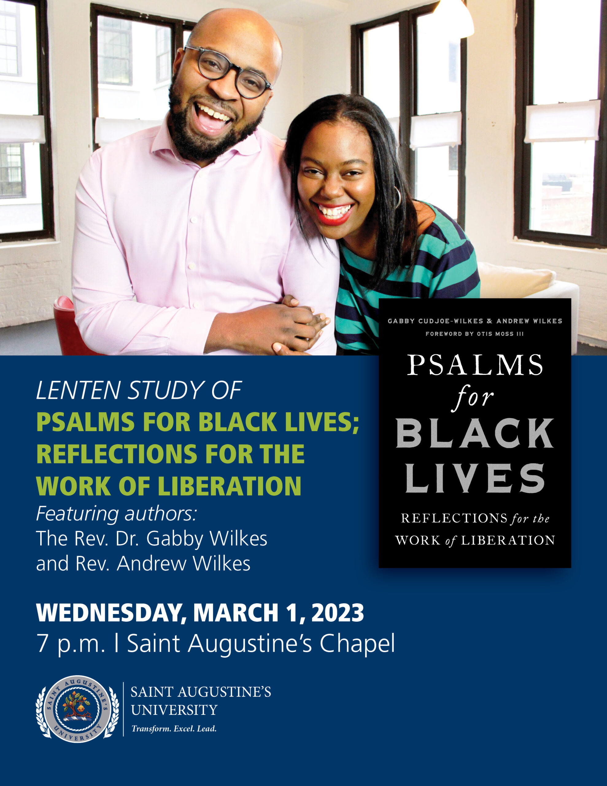 Psalms for Black Lives Flyer - Saint Augustine's University