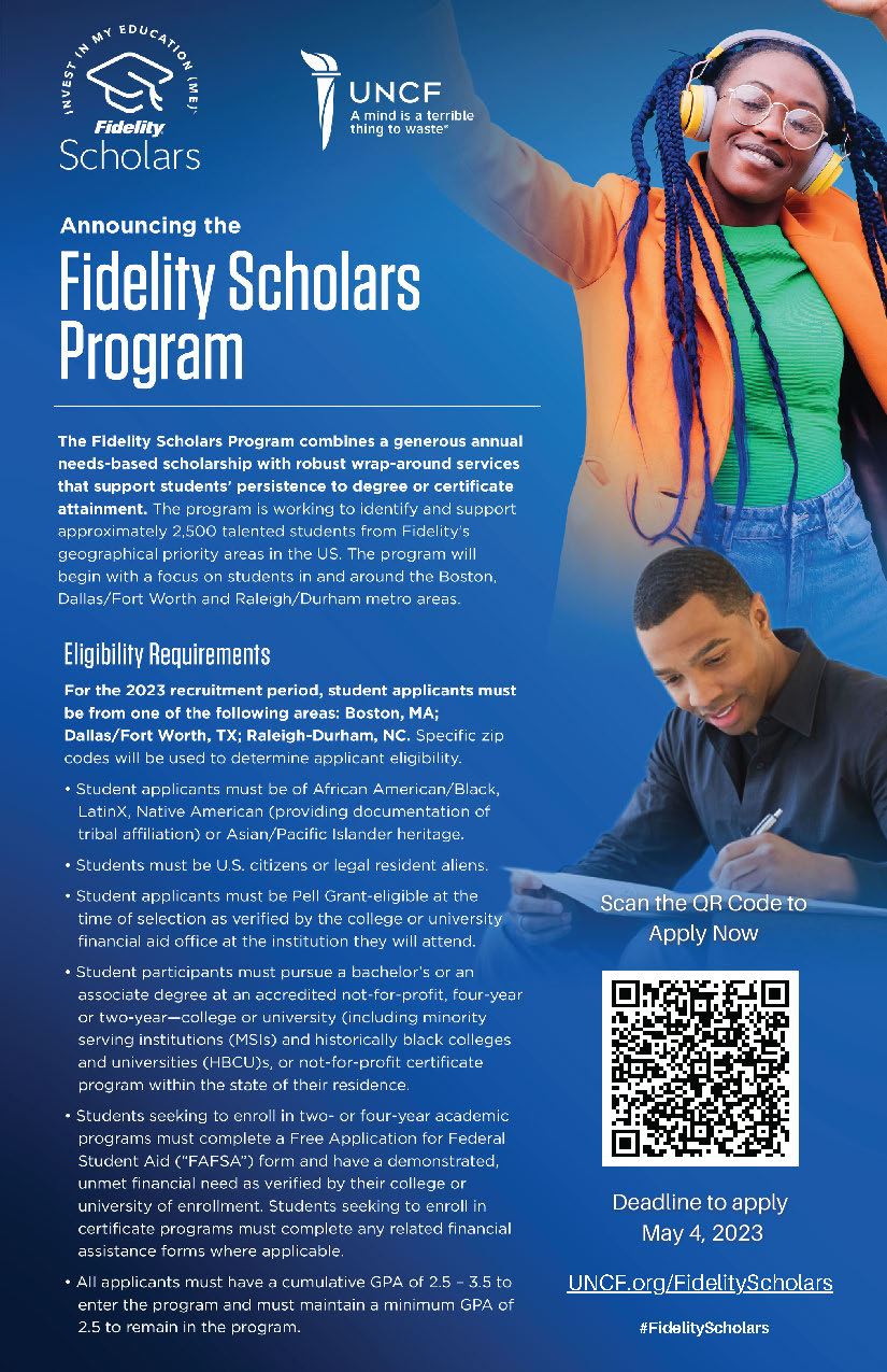 Fidelity Scholars Program - UNCF