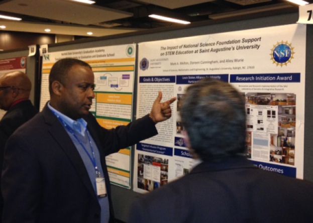 Faculty showcased their research to NSF